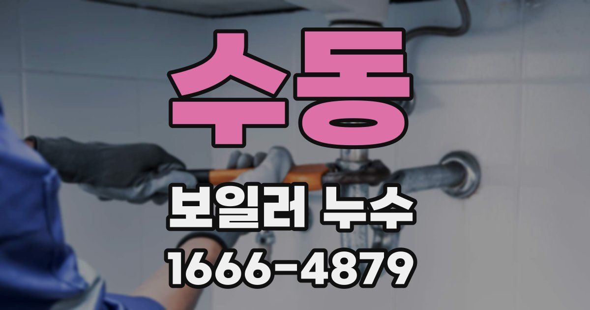 수동 보일러 누수