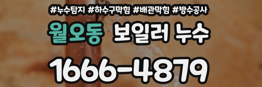 월오동 보일러 누수