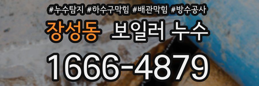 장성동 보일러 누수