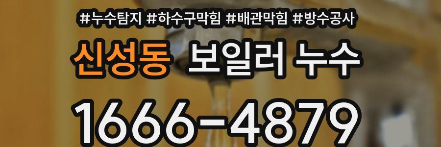 신성동 보일러 누수
