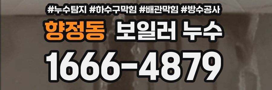 향정동 보일러 누수