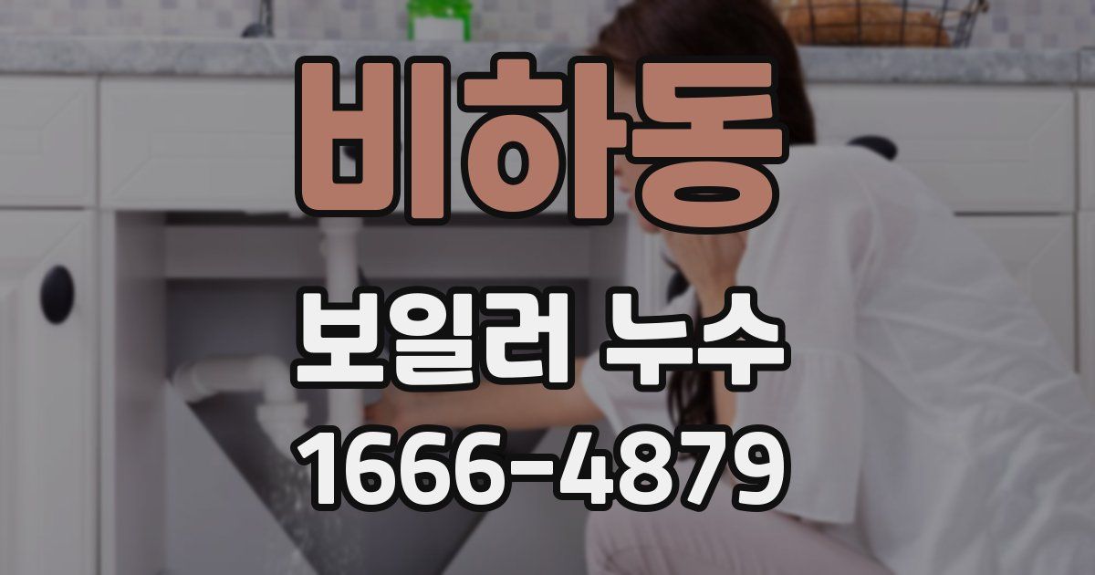 비하동 보일러 누수