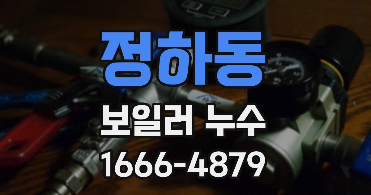 정하동 보일러 누수