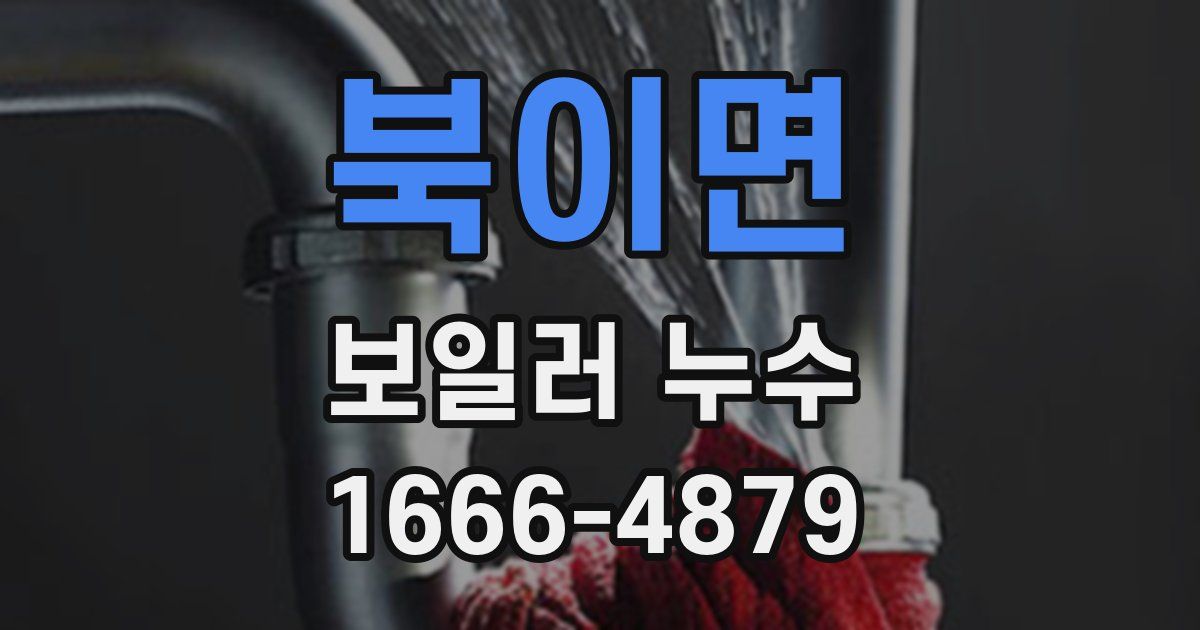 북이면 보일러 누수