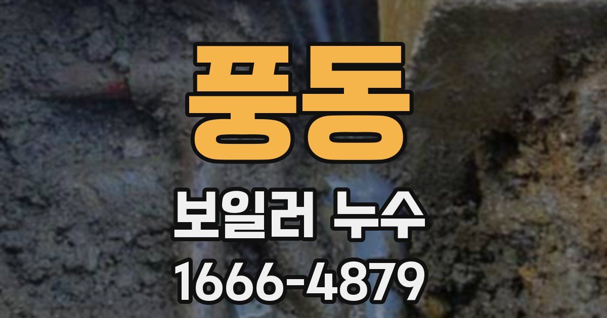 풍동 보일러 누수