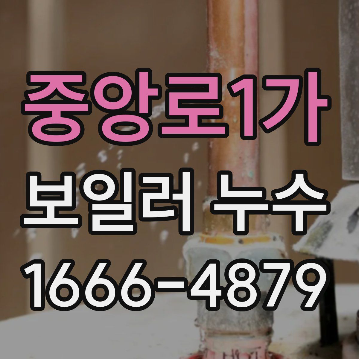 중앙로1가 보일러 누수
