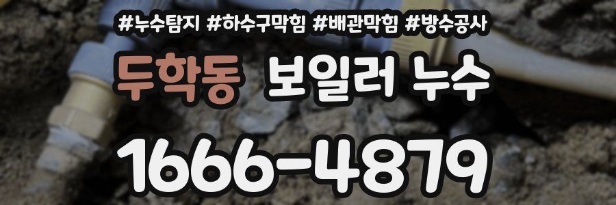 두학동 보일러 누수