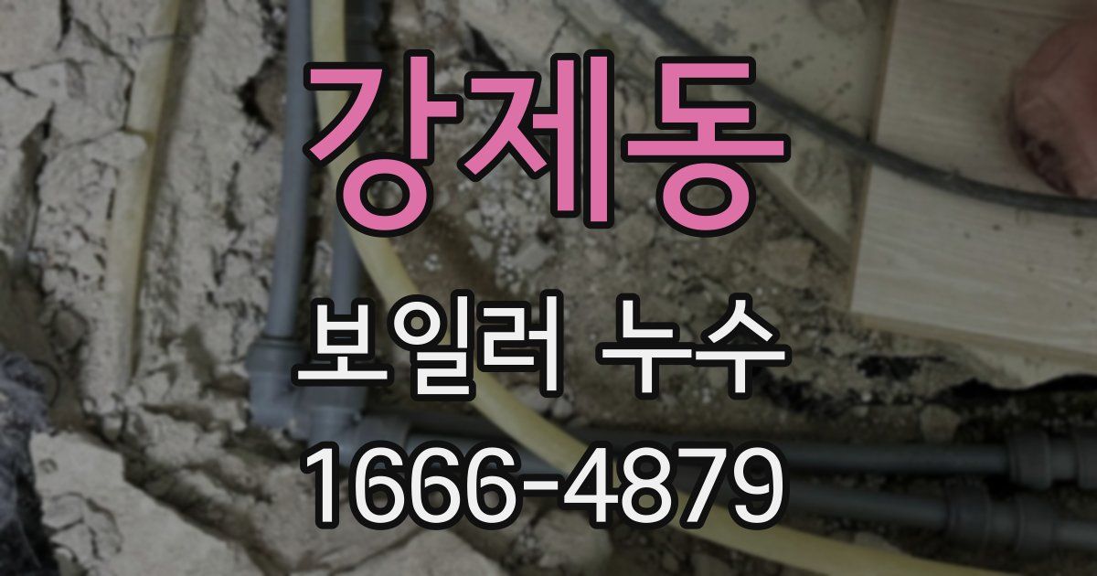 강제동 보일러 누수