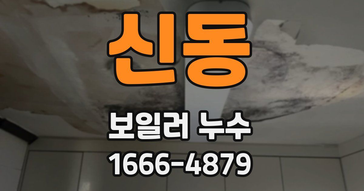 신동 보일러 누수
