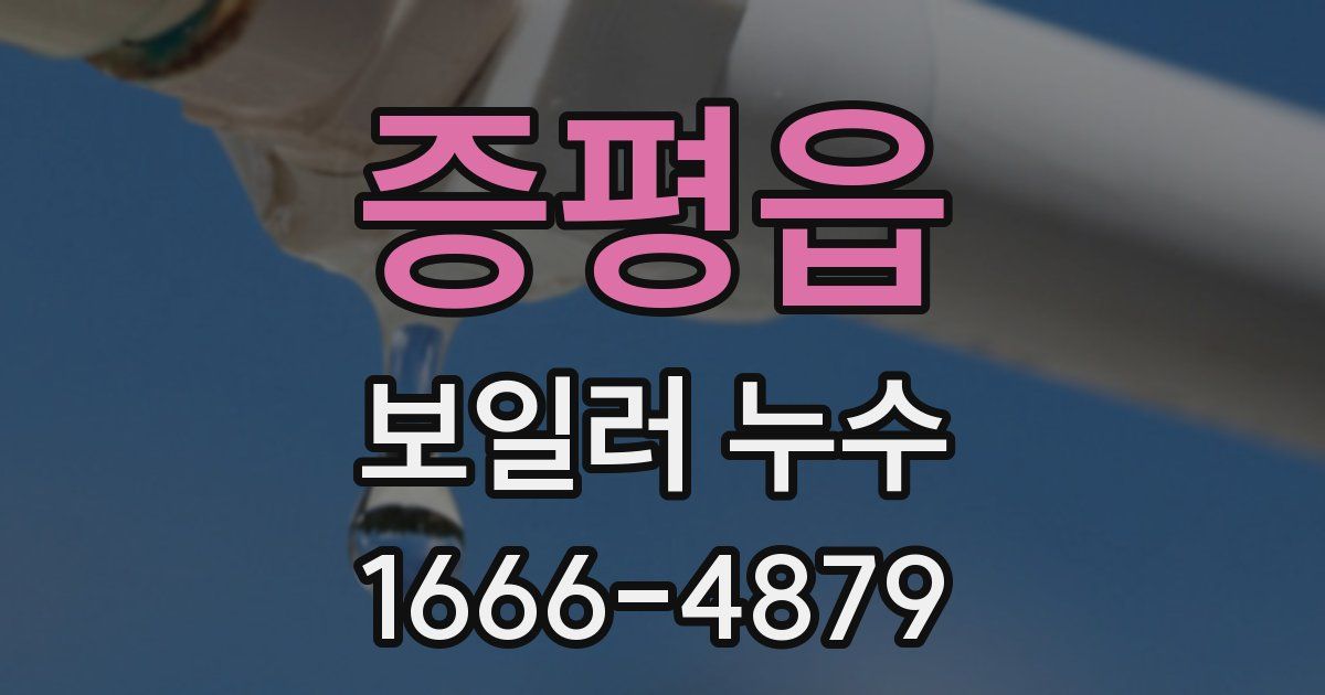 증평읍 보일러 누수