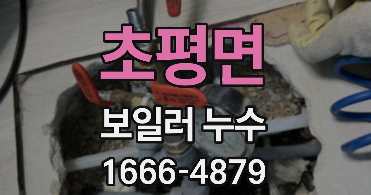 초평면 보일러 누수
