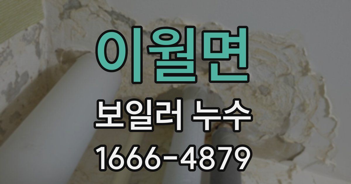 이월면 보일러 누수