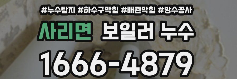 사리면 보일러 누수