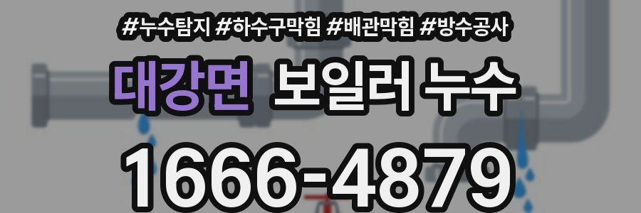 대강면 보일러 누수