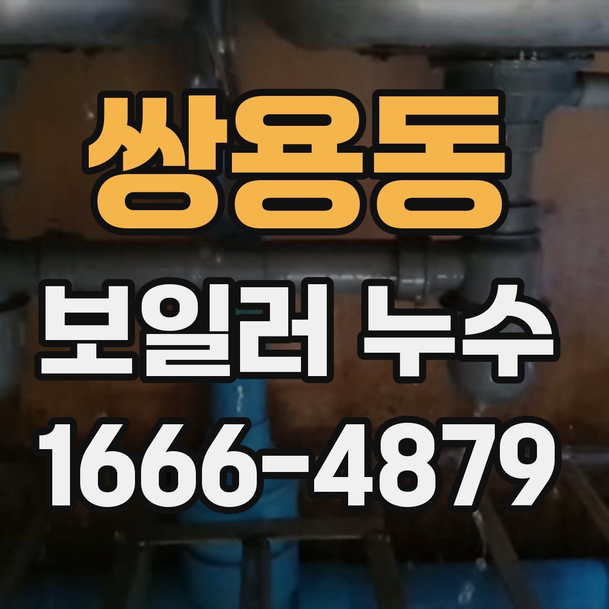 쌍용동 보일러 누수