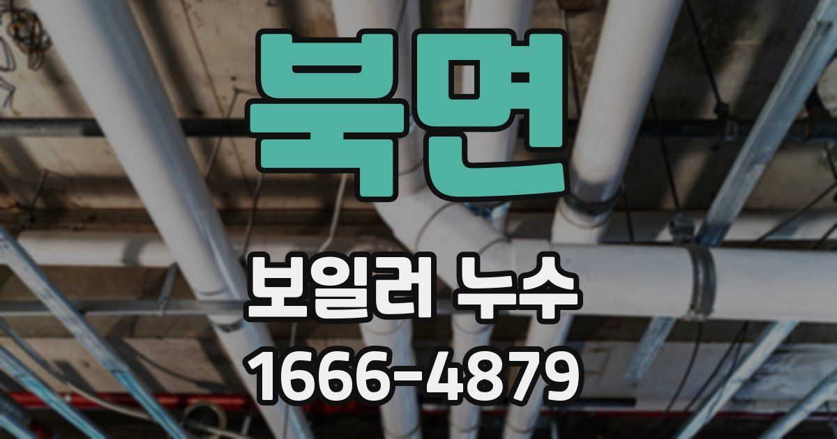 북면 보일러 누수