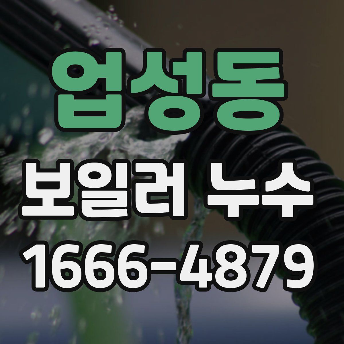 업성동 보일러 누수