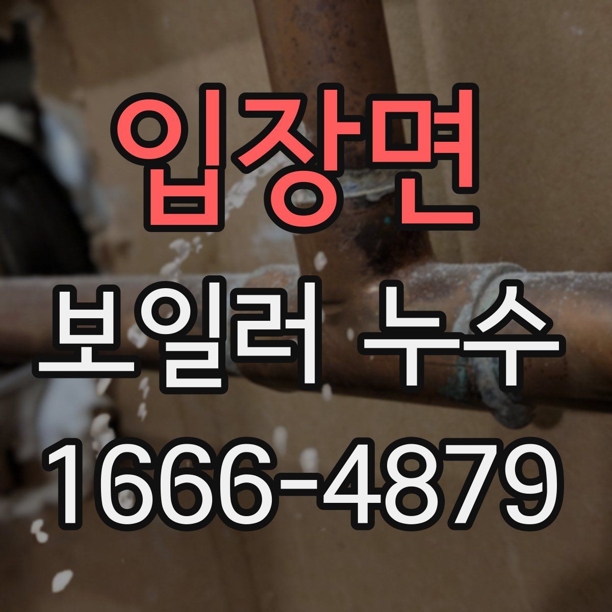 입장면 보일러 누수