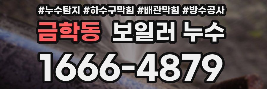 금학동 보일러 누수