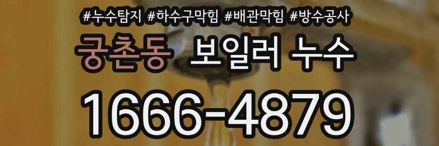 궁촌동 보일러 누수