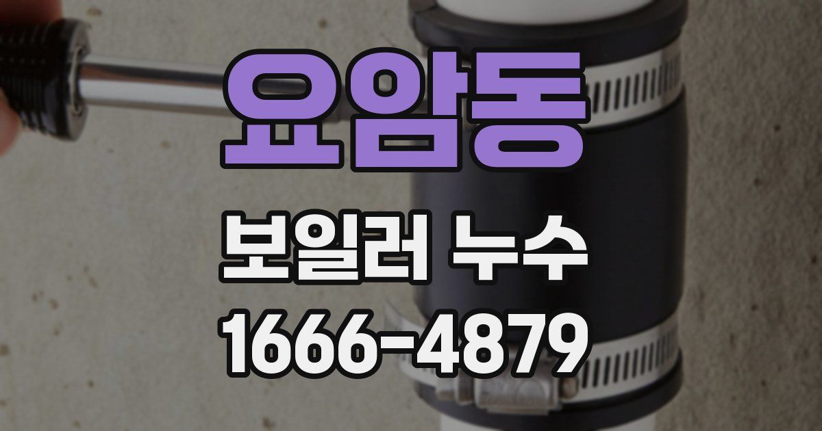 요암동 보일러 누수