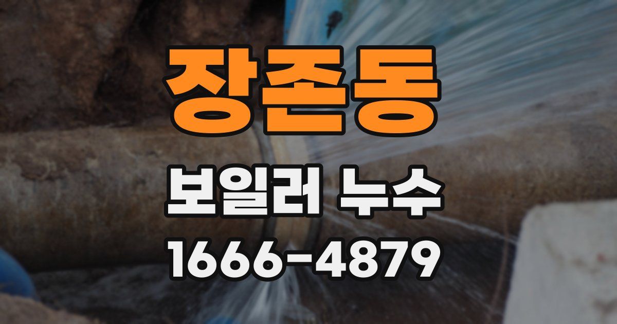 장존동 보일러 누수