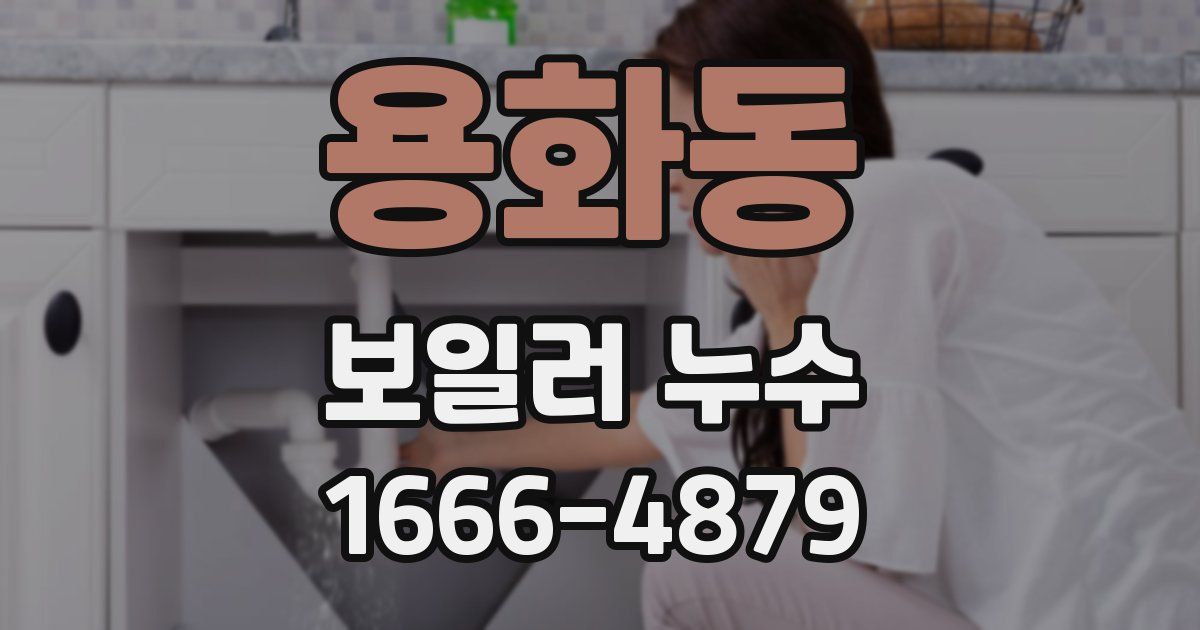 용화동 보일러 누수