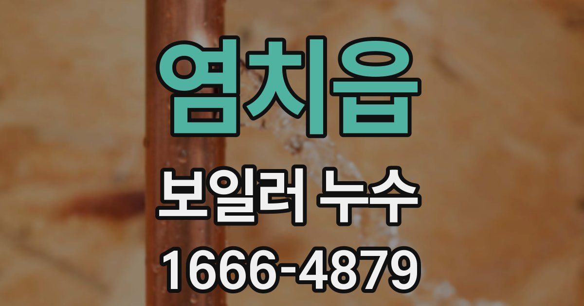 염치읍 보일러 누수