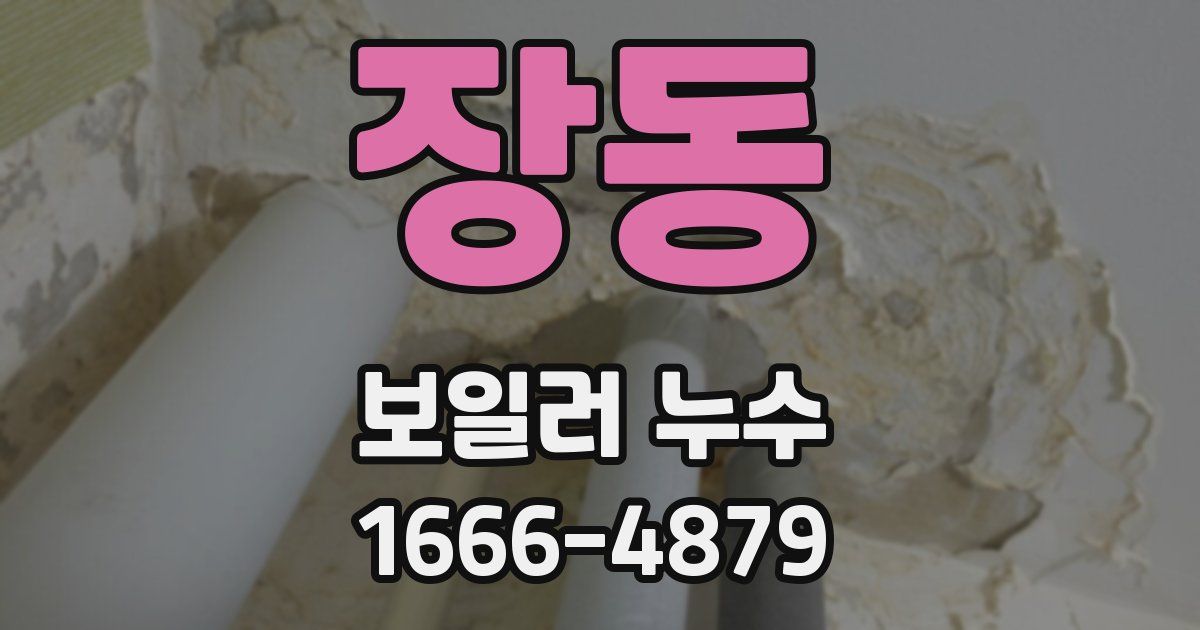 장동 보일러 누수