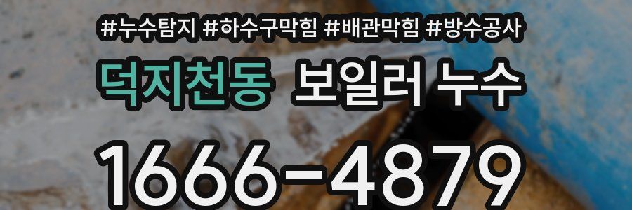덕지천동 보일러 누수