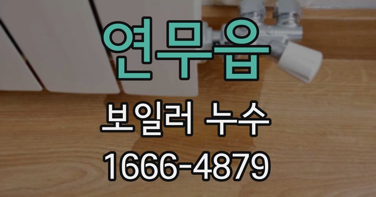 연무읍 보일러 누수