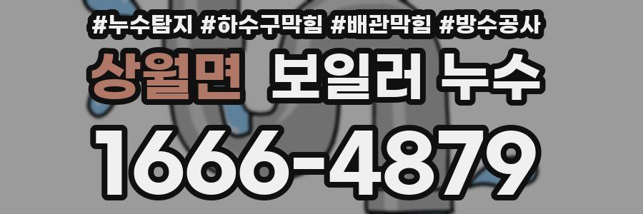 상월면 보일러 누수