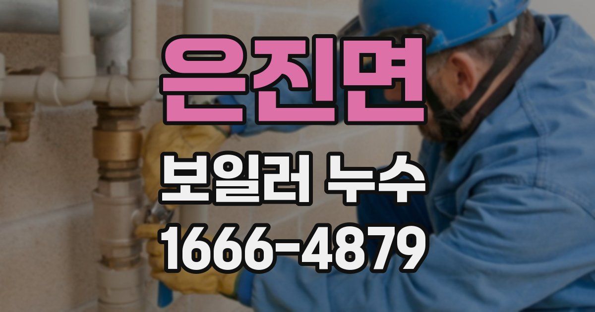 은진면 보일러 누수