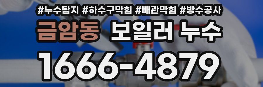 금암동 보일러 누수