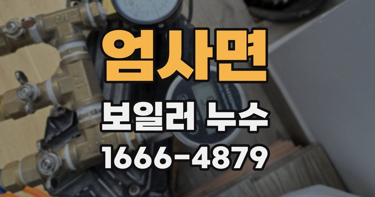 엄사면 보일러 누수
