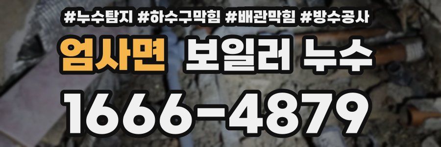 엄사면 보일러 누수