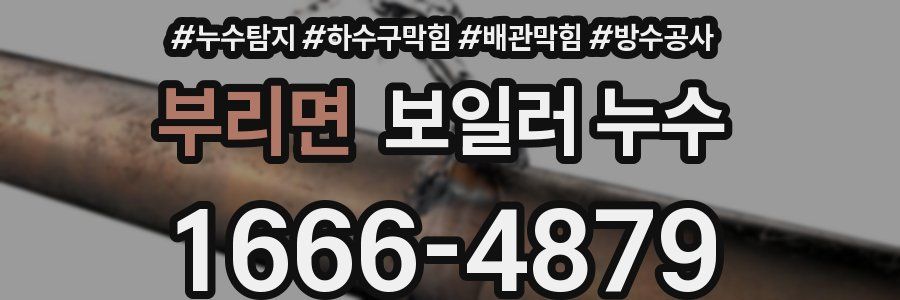 부리면 보일러 누수