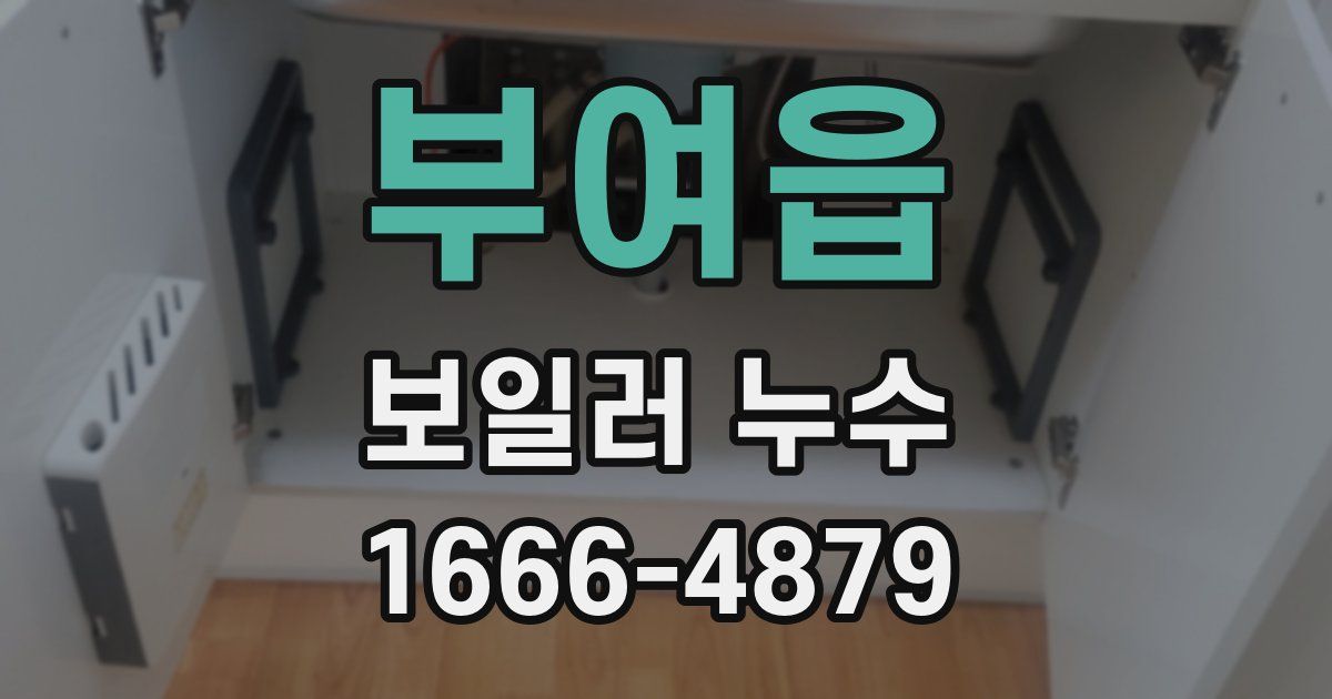 부여읍 보일러 누수