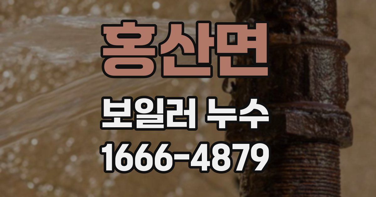 홍산면 보일러 누수
