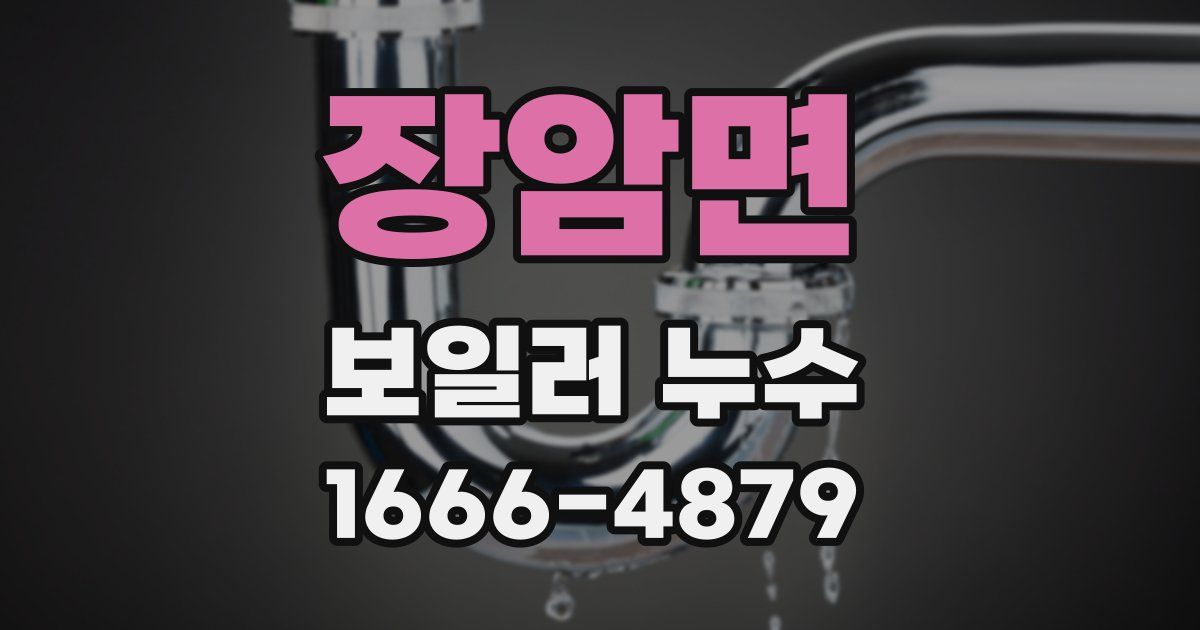 장암면 보일러 누수