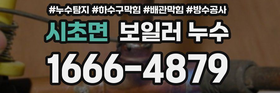 시초면 보일러 누수