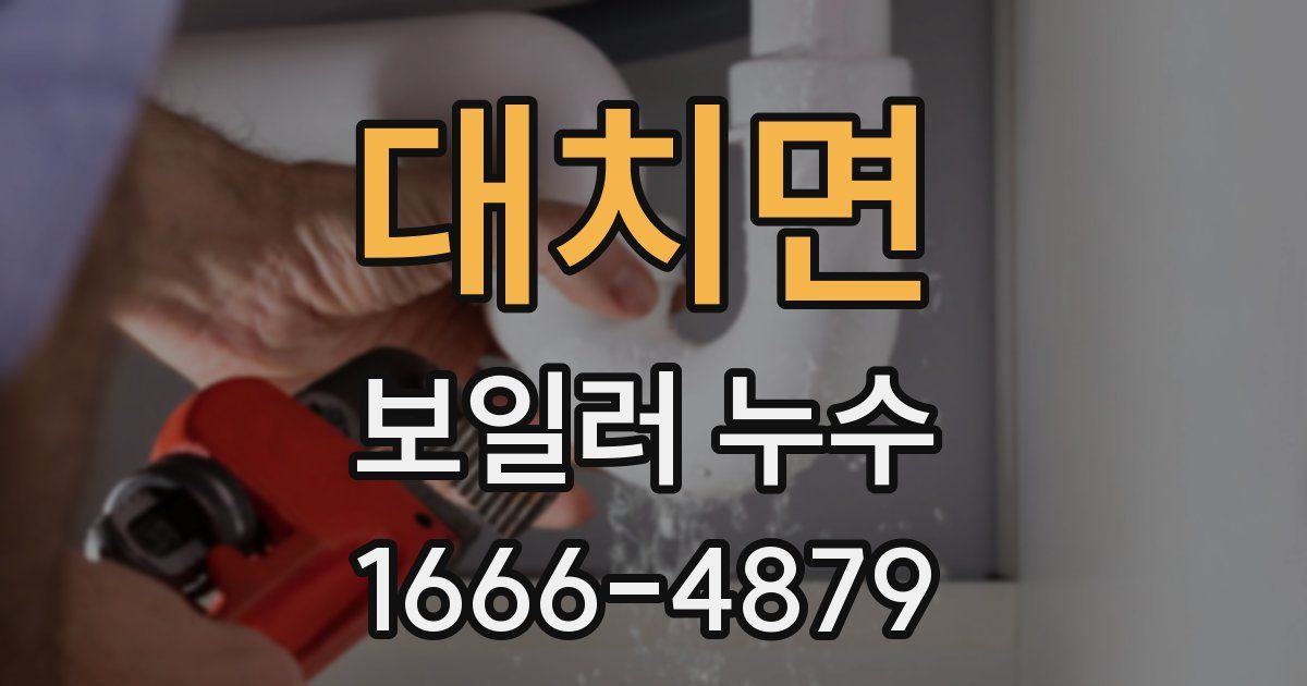 대치면 보일러 누수
