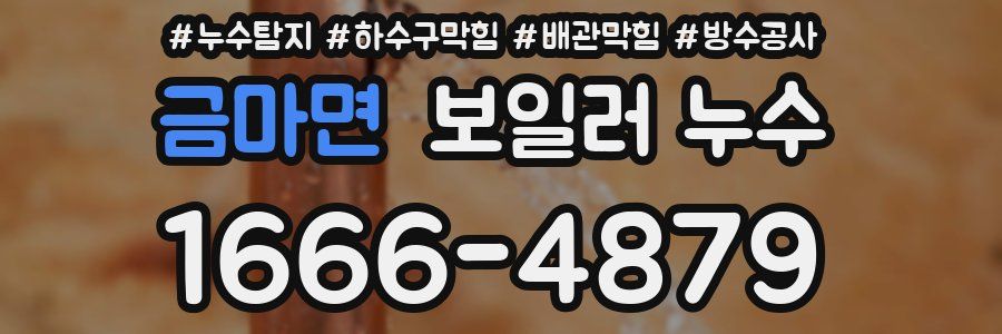 금마면 보일러 누수