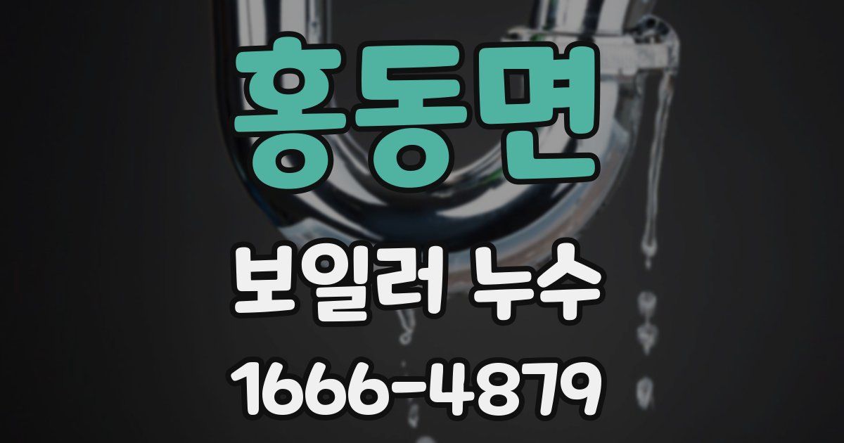 홍동면 보일러 누수