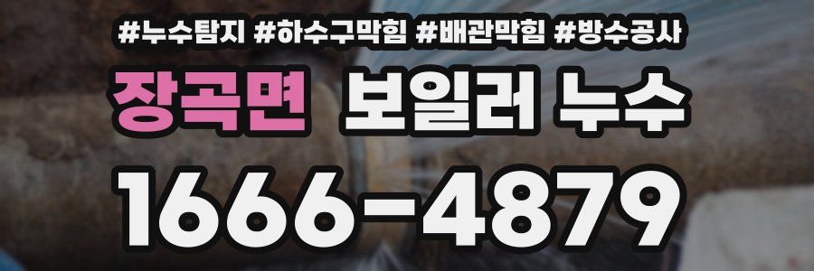장곡면 보일러 누수