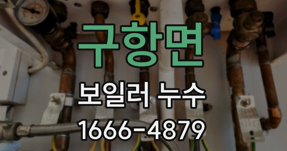구항면 보일러 누수