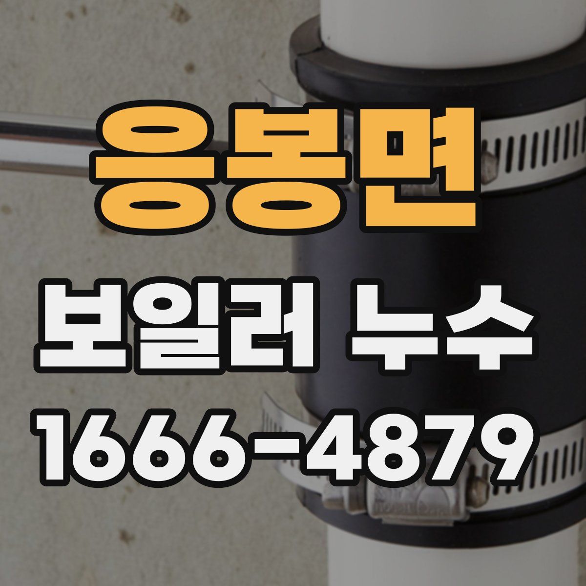 응봉면 보일러 누수