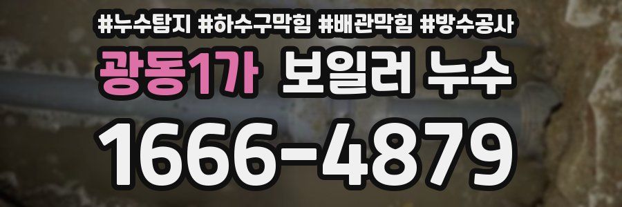 광동1가 보일러 누수