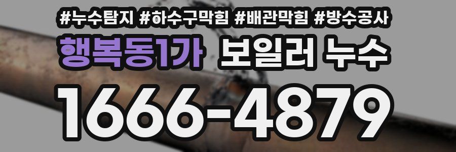 행복동1가 보일러 누수
