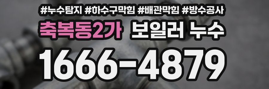 축복동2가 보일러 누수